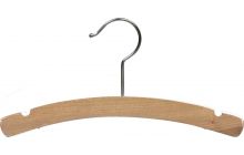 10" Natural Wood Top Hanger W/ Notches