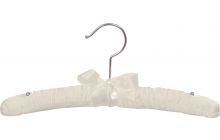 12" Ivory Padded Top Hanger