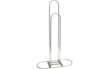 35" Chrome Metal Hanger Stacker