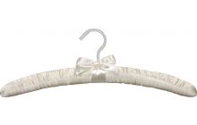 15" Ivory Padded Top Hanger