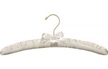 15" Ivory Padded Top Hanger