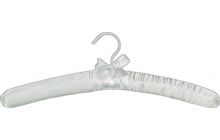 15" White Padded Top Hanger