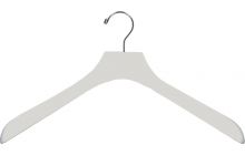 18" White Wood Top Hanger