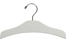 11" White Wood Top Hanger
