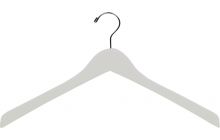 17" White Wood Top Hanger