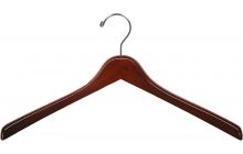 17" Walnut Wood Top Hanger