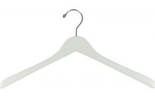 17" White Wood Top Hanger