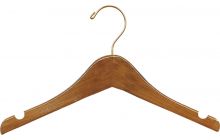 12" Honey Alder Top Hanger W/ Notches