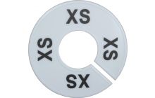 White Round Size Divider - XS