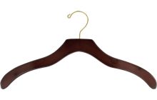 17" Walnut Wood Top Hanger